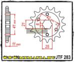  JT Sprockets első lánckerék, 283, Honda NS/NSR/VT/VTR (jtf283)
