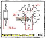  JT Sprockets első lánckerék, R 1269, Honda CBR/RC51/VTR/XL (jtf1269)