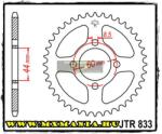  JT Sprockets hátsó lánckerék, 833, Yamaha DT/TT-R (jtr833)