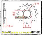  JT Sprockets első lánckerék, 3222, Polaris 250-300-350-400-425 (jtf3222)