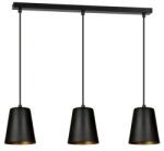 Emibig Lustra MILARGO 3 Negru / Auriu (415/3)