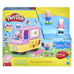 Hasbro Play Doh Peppa Pig Si Masina De Inghetata (F3597) Figurina