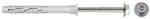 PROBEN RPC 08120 Keretrögzítő peremes dübel, hatlapfejű peremes csavarral (TORX-30) 8*120 mm - CE minősítés
