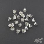  Harang alakú gyöngykupak - ezüst - Kicsi