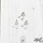  Tibeti ezüst hangjegy fityegő, medál