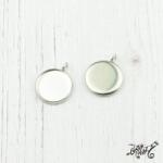  Orvosi fém medál alap (12mm belső)