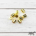  Végzáró kupak - arany, 12x8mm