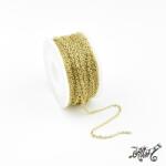  Orvosi fém arany lánc 2, 5x2 mm - 1 méter