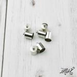  Végzáró kupak - platina, 12x8mm