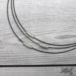  Sodrony nyaklánc alap - fekete