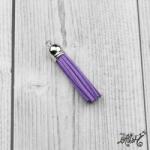  Velúr hatású bojt (6 cm) - világos lila