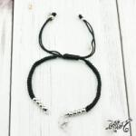  Zsinór makramé karkötő alap, fekete