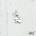  Tibeti ezüst nyuszi fityegő, medál