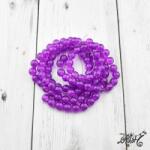  Robbantott gyöngy - ibolyalila, 8 mm