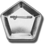  Kitűző alapanyag 60x58mm