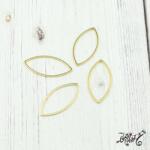  Orvosi fém összekötő elem, köztes - arany, szem