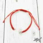  Zsinór makramé karkötő alap, piros
