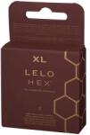 Lelo Hex 3 бр. Луксозни презервативи Lelo HEX Respect XL