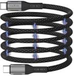 Maxlife Cablu Date si Incarcare USB-C - USB-C MaXlife MXUC-11 Magnetic, 100W, 1m, Negru - evomag