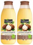 Cottage Set 2 x Gel de Dus Cottage cu Ulei de Karite, 560 ml