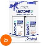 Lactovit Set 2 x Caseta Lactovit Original, Gel de Dus, 600 ml si Lapte de Corp, 400 ml (ROC-2xCEYS000049)