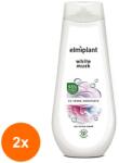 elmiplant Set 2 x Gel de Dus Crema Elmiplant cu Mosc Alb, 750 ml