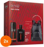 STR8 Set 2 x Str8 Red Code, Barbati, Apa de Toaleta 100 ml, Deodorant Spray 150 ml si Rucsac (ROC-2xSASTR80143)