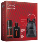 STR8 Set Cadou Str8 Red Code, Barbati, Apa de Toaleta 100 ml, Deodorant Spray 150 ml si Rucsac