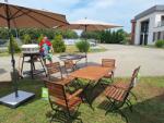 Acamp Fém kerti bútor Lindau terasz garnitúra 4+2 garnitúra (57436-57433-57434)