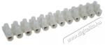  Tracon Flex. S60A-H-L H profil, 12 tag, 25mm2, 450VAC, 80A, PP natúr nyomólemezes sorozatkapocs