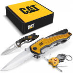 Caterpillar Multifunkciós ajándékkészlet, 2 kés és kulcstartó CT240125 (240125IZ)