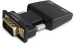 Savio CL-145 VGA - HDMI Audio Full HD Black - Audio/Multimedia audió konverter (SAVIO CL-145)