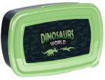 PASO Dinoszauruszos műanyag uzsonnás doboz - World