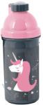 PASO Unikornis műanyag kulacs - kék-rózsaszín (PP24UC-3021) (PP24UC-3021)