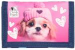 DERFORM Cleo és Frank kutyás pénztárca - rózsaszín (PFCF42) (PFCF42)