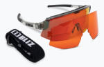 Bliz Breeze S3+S2 átlátszó sötétszürke/barna piros multi/narancssárga kerékpáros szemüveg