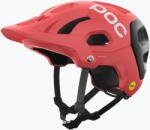 POC MTB kerékpáros sisak POC Tectal Race MIPS ammolit korall/uránium fekete matt