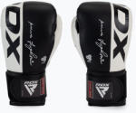 RDX REX F4 fehér és fekete bokszkesztyűk BGR-F4B-10OZ