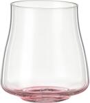 Bohemia Cristal Alex rose Ivópohár, űrtartalom: 0, 35 liter, magasság: 99 mm