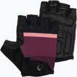 Rogelli Női kerékpáros kesztyű Rogelli Impress II burgundy/coral/black