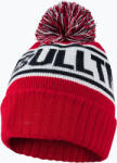 Pitbull West Coast Férfi téli sapka Pitbull Beanie Fleming II red/dark navy