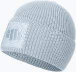 Pitbull West Coast Férfi téli sapka Pitbull Beanie Logo Single Layer Cuff baby blue