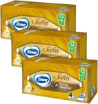 Zewa Softis Soft& Sensitive 4 rétegű dobozos Papír zsebkendő 3x80db
