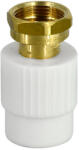 SupraTherm Racord semiolandez PPR, FI, 20 mm x 1/2", alb (25007302)
