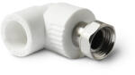 SupraTherm Cot semiolandez PPR, FI, 25 mm x 3/4", alb, 90 grade (25007305)