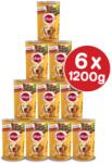 PEDIGREE Adult 6x1200g - nedves kutyaeledel marhahússal