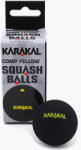 Karakal Mingi de squash Karakal Comp Yellow Dot 12 buc. black
