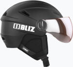 Bliz Ски каска Bliz Strike Visor matte black/ orange silver mirror