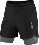RDX Pantaloni scurți de antrenament RDX T16 black/grey