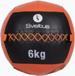 Sveltus Minge medicinală Sveltus Wall Ball 6 kg black/red